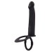 Double Penetration Dildo Vibrator With Cock Ring