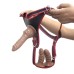 Triple penetration Strap On For Women 