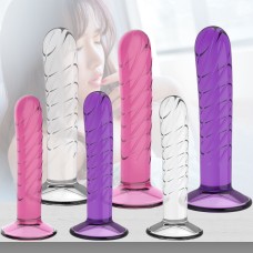 Sex Toy Didldo Artificial Vibrating  Jelly 